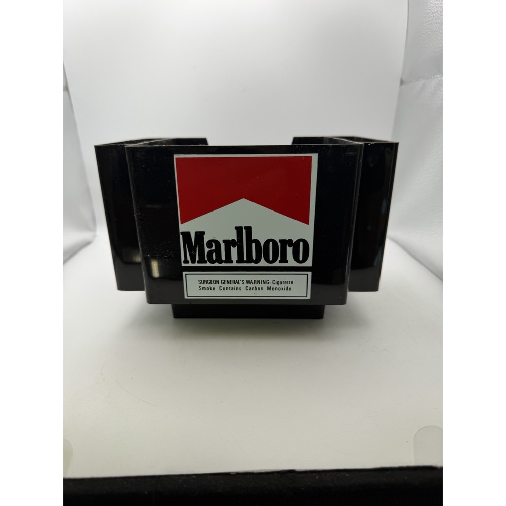 Vintage Marlboro Restaurant Bar Cigarette Pack Caddy Counter Display Holder